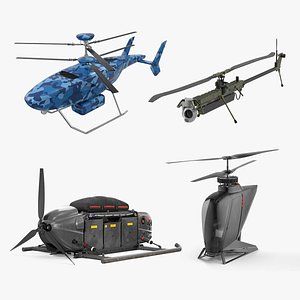 UAV Rigged for Maya Collection 2