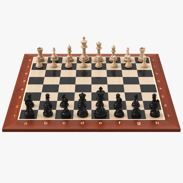 Chess Board 3D model