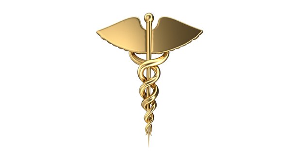 3D model realistic caduceus - TurboSquid 1366067