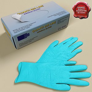 surgical gloves 3d 3ds