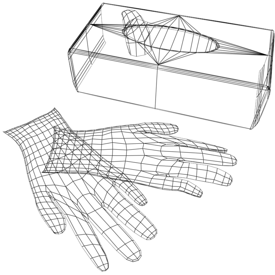 surgical gloves 3d 3ds