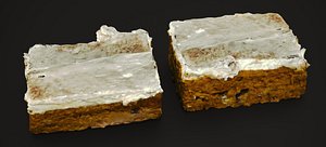 3D PUMPKIN PIE CAKE 2020 model