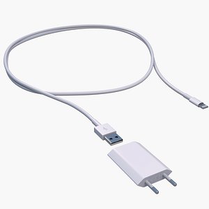 apple 5w usb 3D model