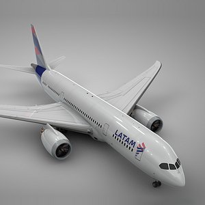 3D boeing 787 dreamliner latam