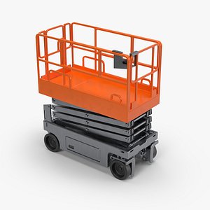 Scissor Lift Platform clean 3D model