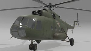 Mil mi 8 low poly