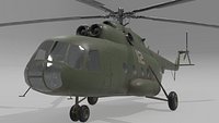 Mil mi 8 low poly