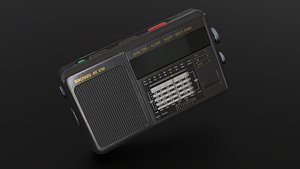 FM Radio Multi Colored - Version 2 3D