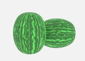 3D watermelon melon
