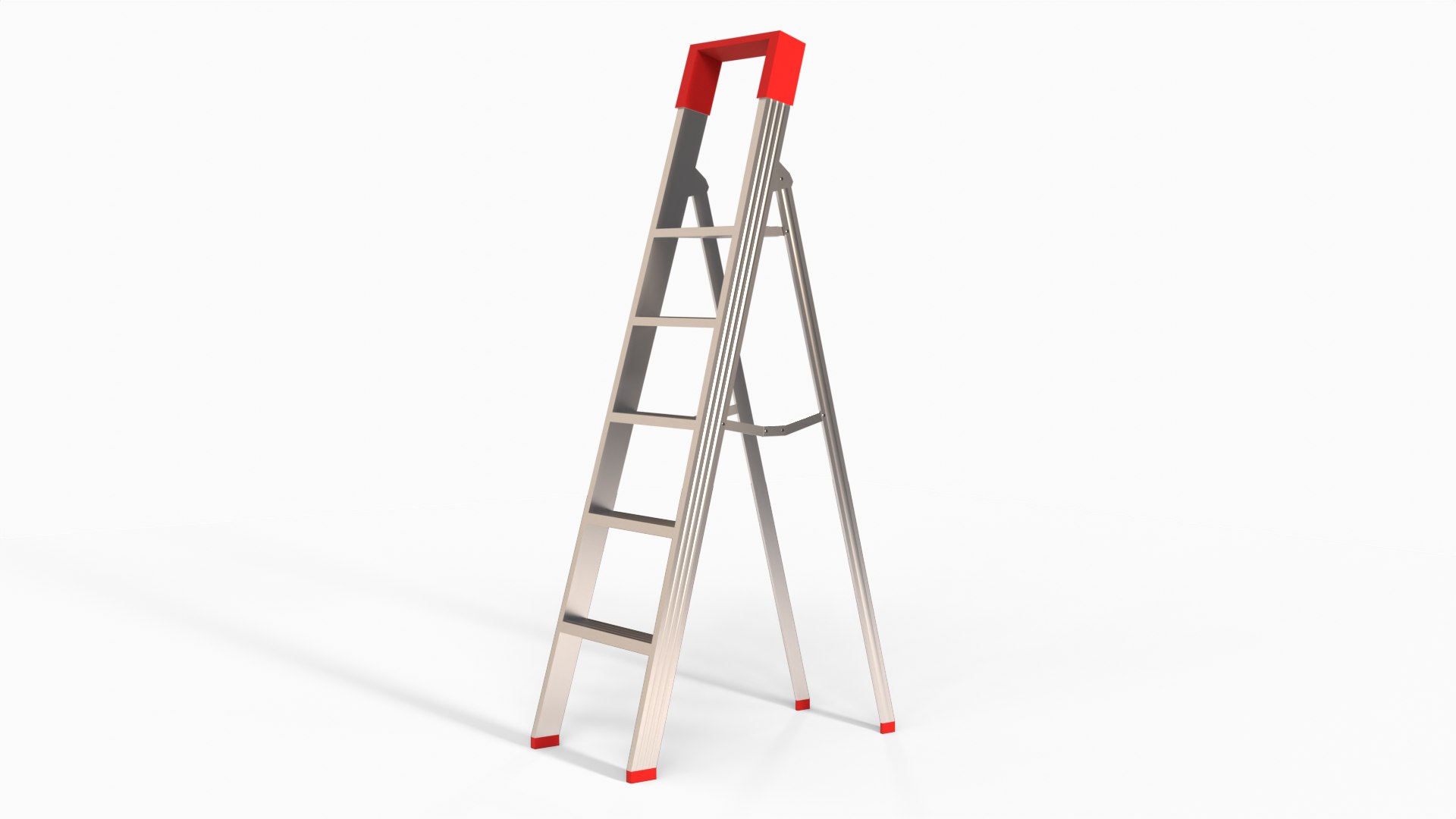 Aluminum Metalic Step Ladder Low-poly 3D Model 3D Model - TurboSquid ...