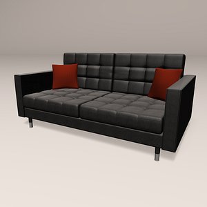 Black Leather Sofa