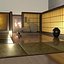 3d japanese tea house interior