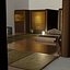 3d japanese tea house interior