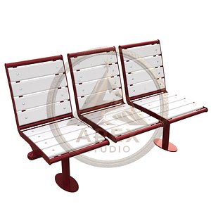 Economic Metal Profile Park Bench v2