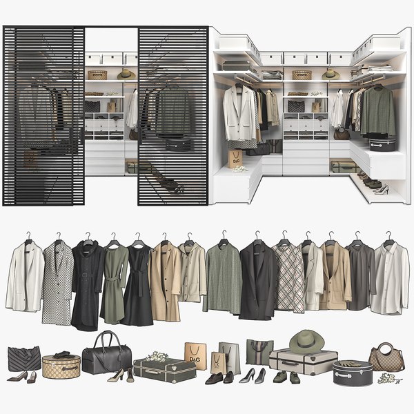 Closet 3ds Max Models for Download | TurboSquid