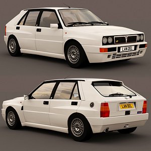 3D model lancia delta integrale