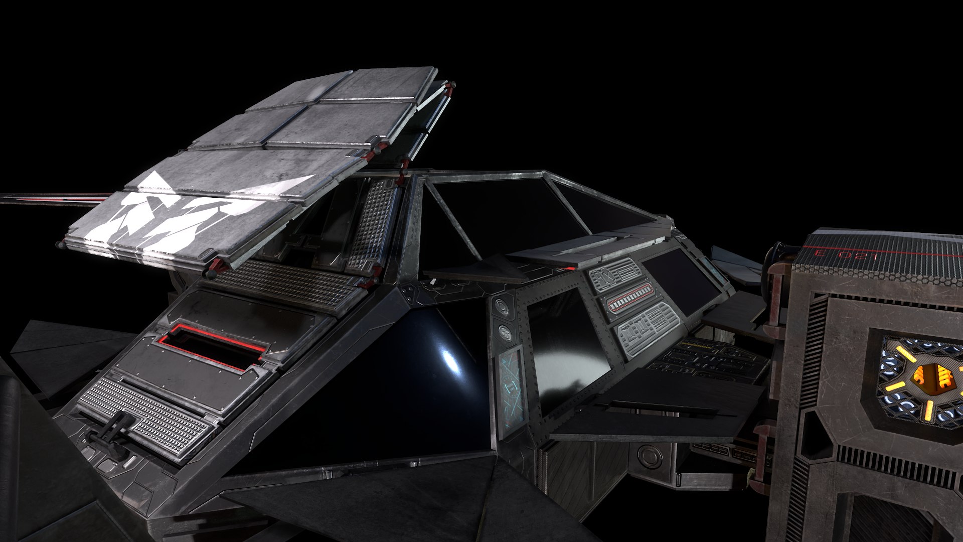 3D Spaceship Rook Model - TurboSquid 1727124
