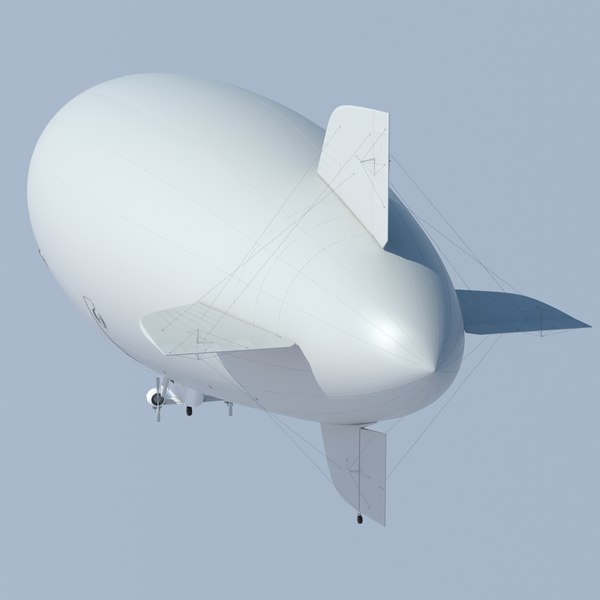 generic blimp 3d max