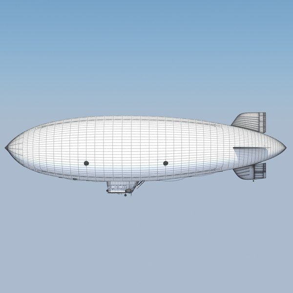 generic blimp 3d max