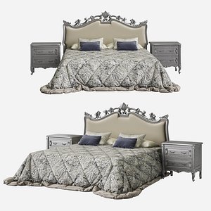 3D Angelo Cappellini Giglio Bed model