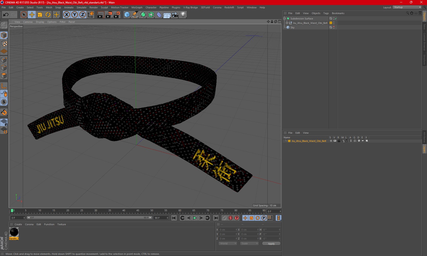 Jiu Jitsu Black Waist Obi Belt 3D model https://p.turbosquid.com/ts-thumb/a6/uVP039/Yn/jiujitsublackwaistobibeltvray3dmodel014/jpg/1696303132/1920x1080/fit_q87/c8c12c11da79a79089b41e0937ad3540a21eae96/jiujitsublackwaistobibeltvray3dmodel014.jpg