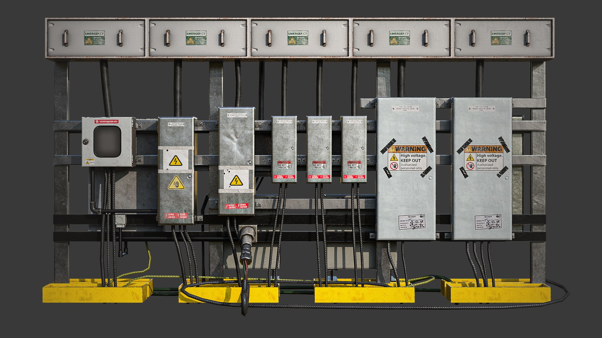 Control Panel 3D Model - TurboSquid 2310471
