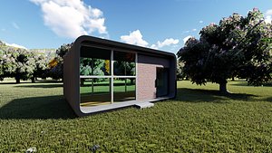 3D model house architectural building