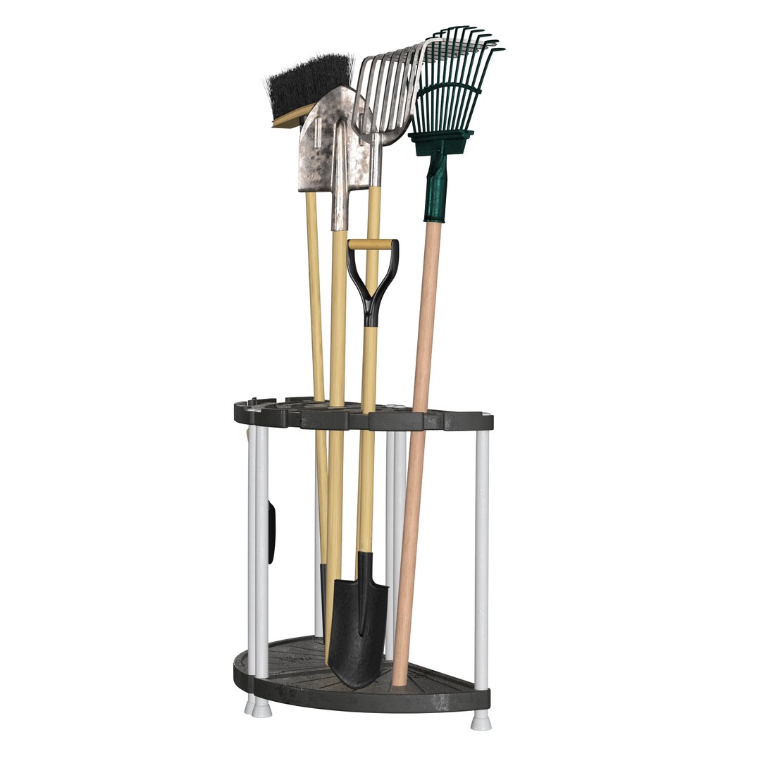 3D Model Corner Double Tool Rack - TurboSquid 2246143