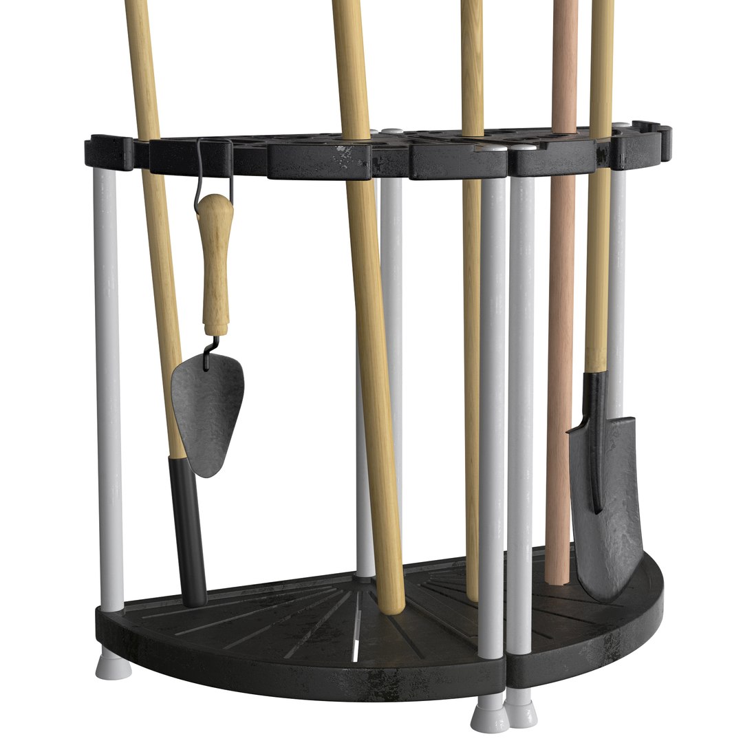 3D Model Corner Double Tool Rack - TurboSquid 2246143