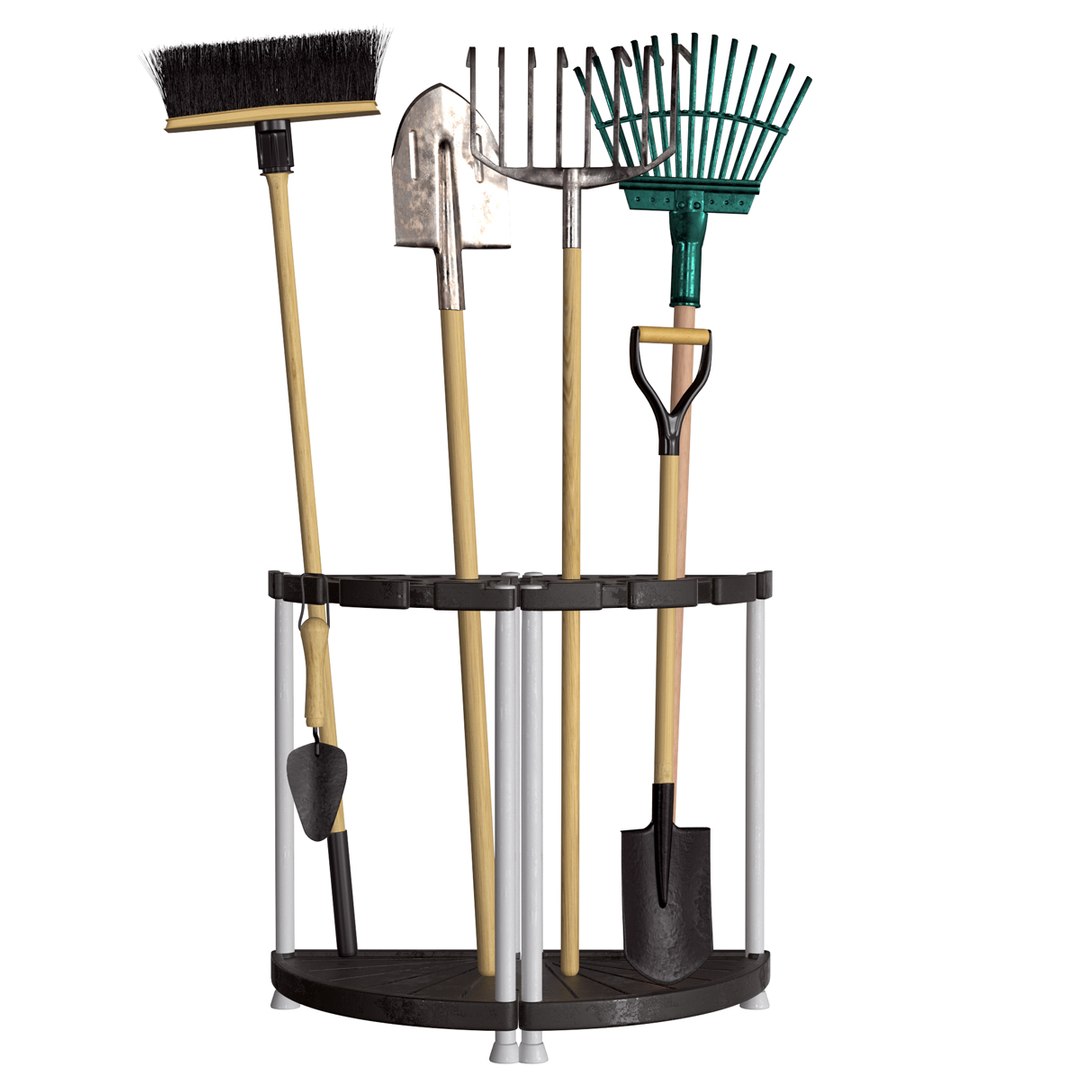 3D Model Corner Double Tool Rack - TurboSquid 2246143