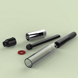 parker fountain pen twist 3d model