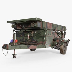 3D AN-TPS-80 Mobile Ground Air Radar System