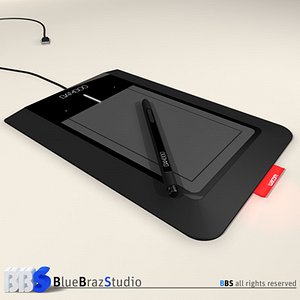 3ds max bamboo pen tablet