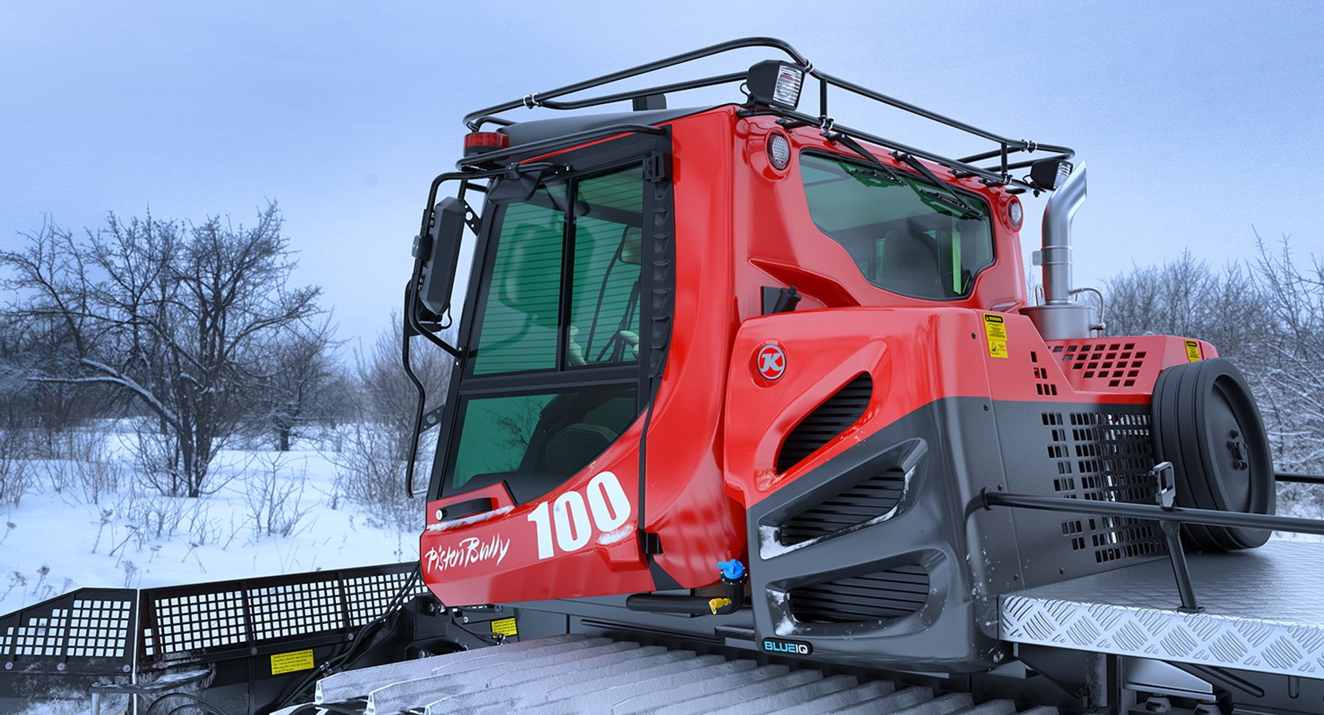 Snow pistenbully 100 snowcat 3D model TurboSquid 1401240