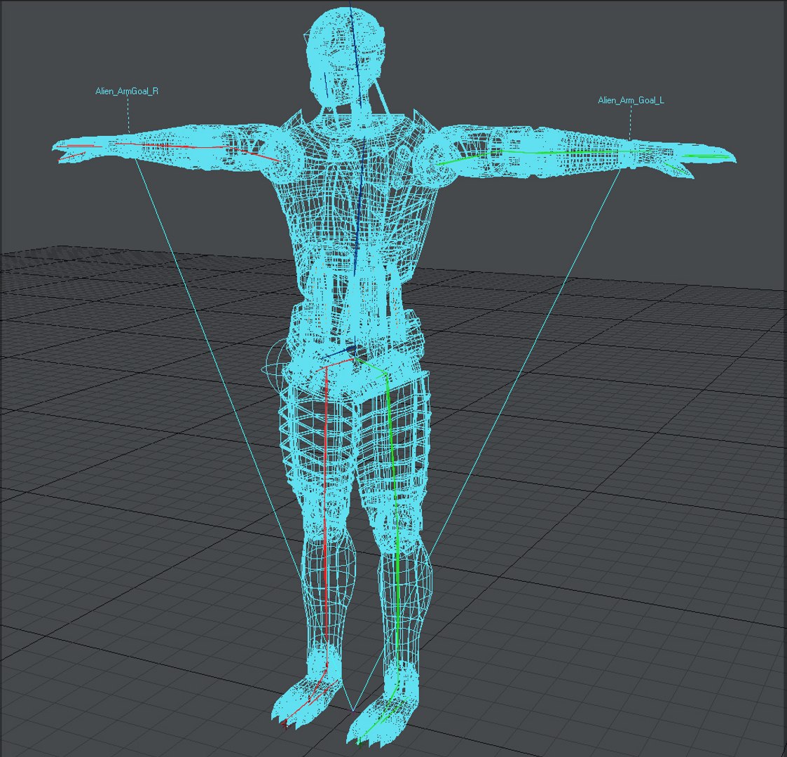 3d model android rigged