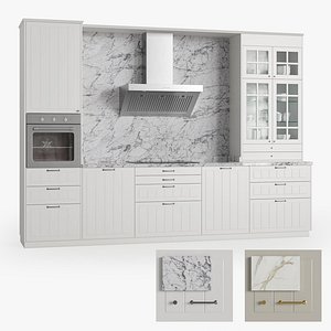 3D Stensund Kitchen 126 modules