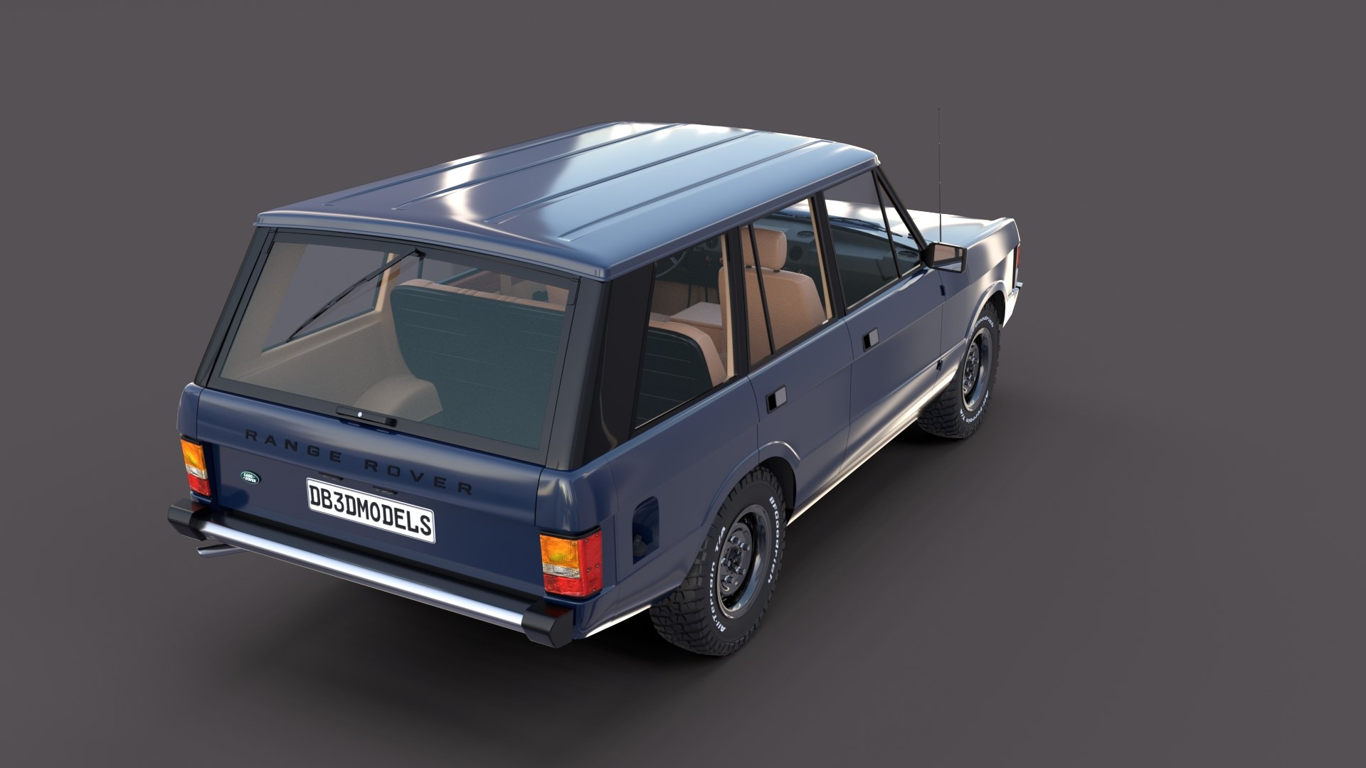 3D model rover range interior - TurboSquid 1502803