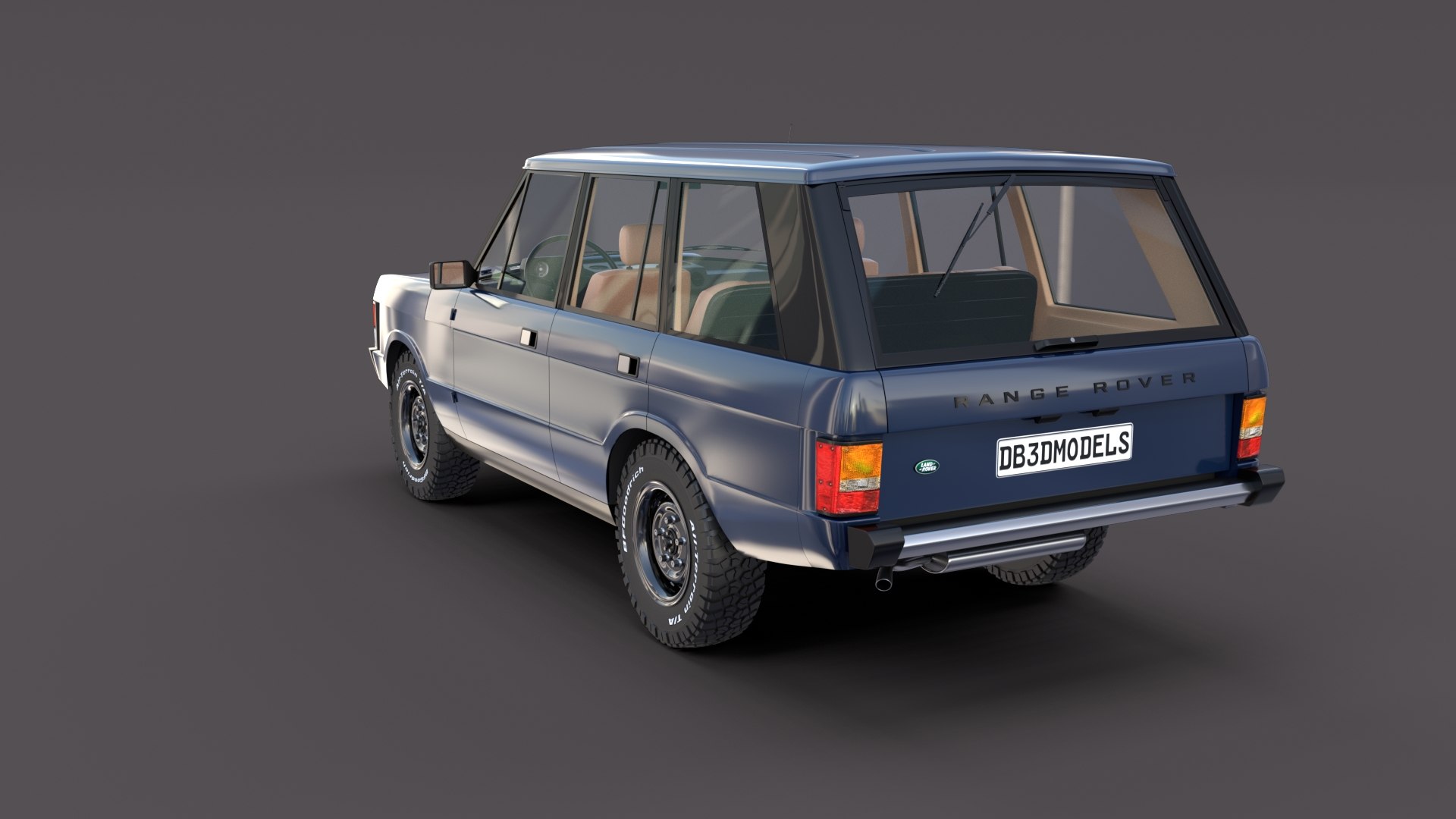 3D model rover range interior - TurboSquid 1502803