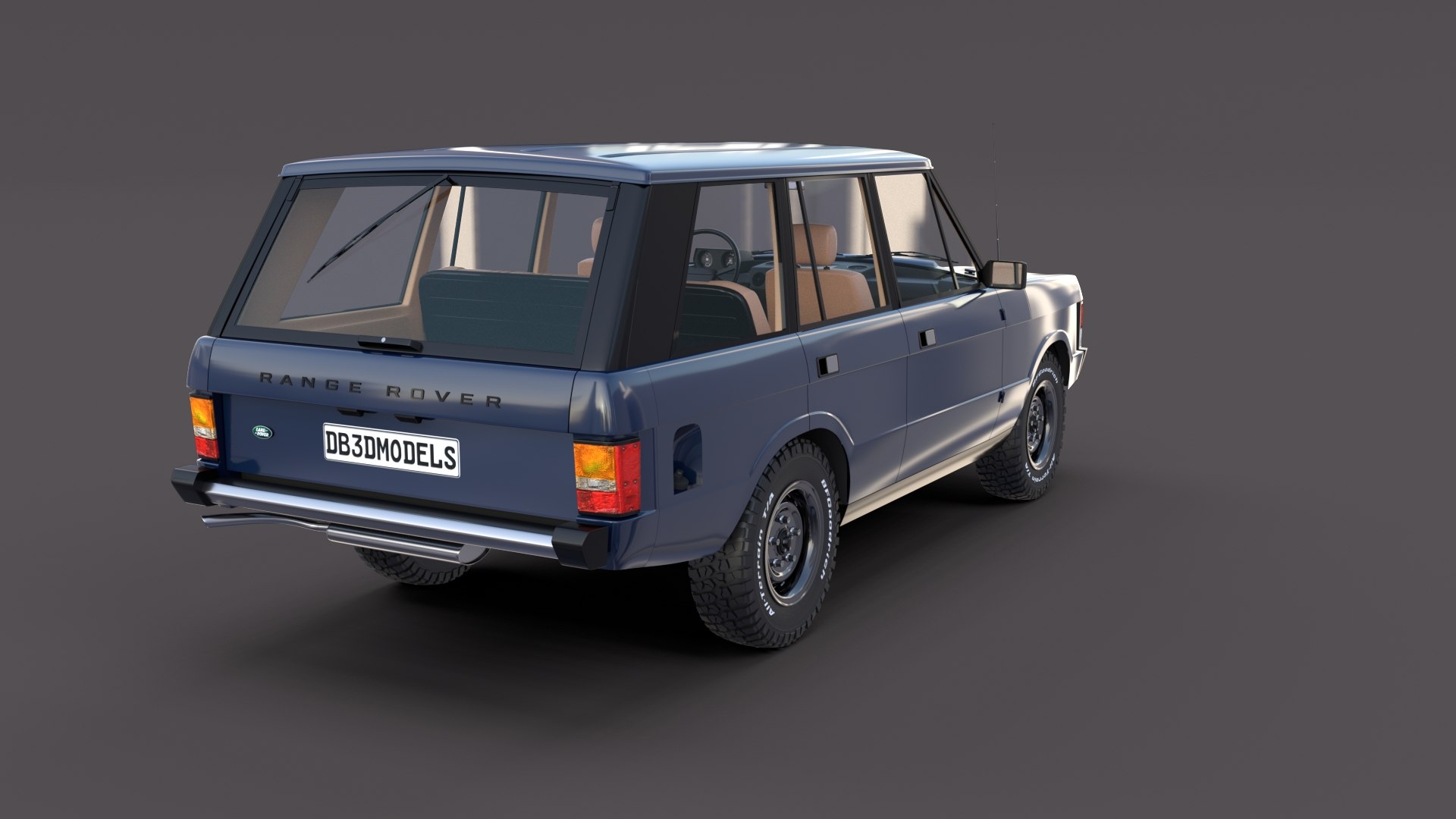 3D model rover range interior - TurboSquid 1502803