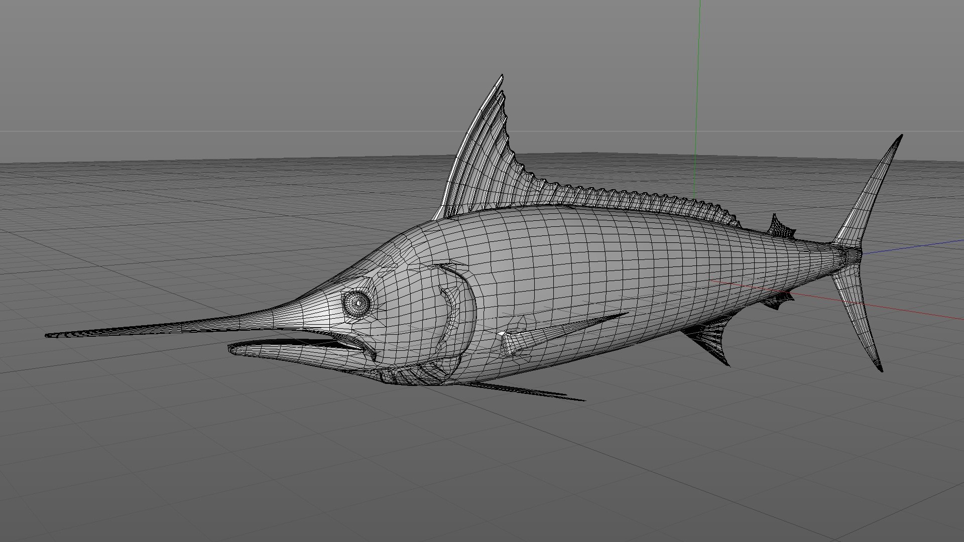 3D Model Marlin Fish - TurboSquid 1689570