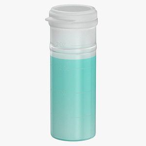 3D Pill Pod Hinge Top Vial 2oz Full