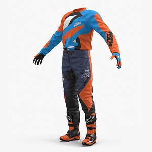 KTM Kids Motocross Gear Set Jersey Pants Gloves Boots
