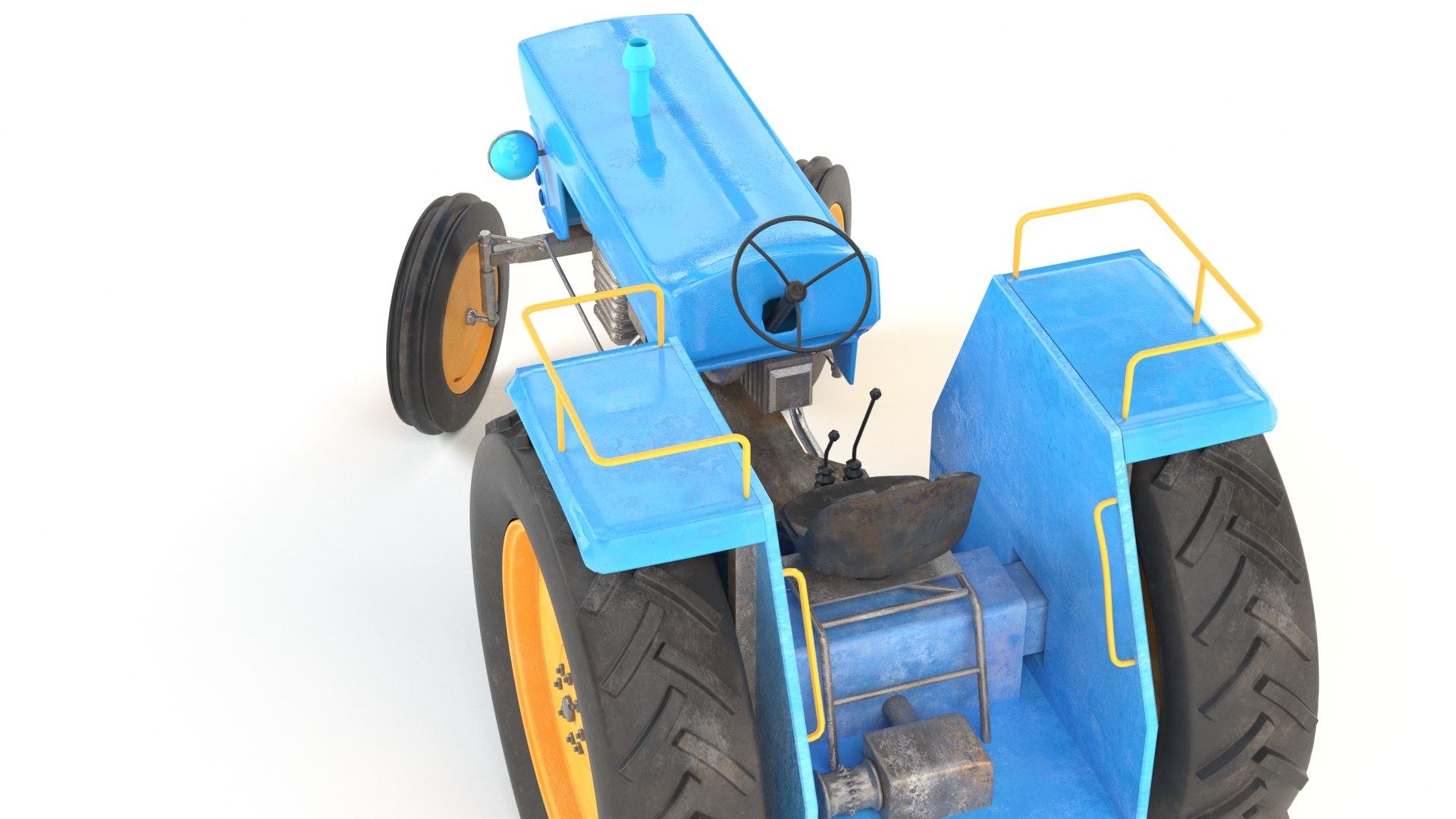 Tractor rigged 3D model - TurboSquid 1709136