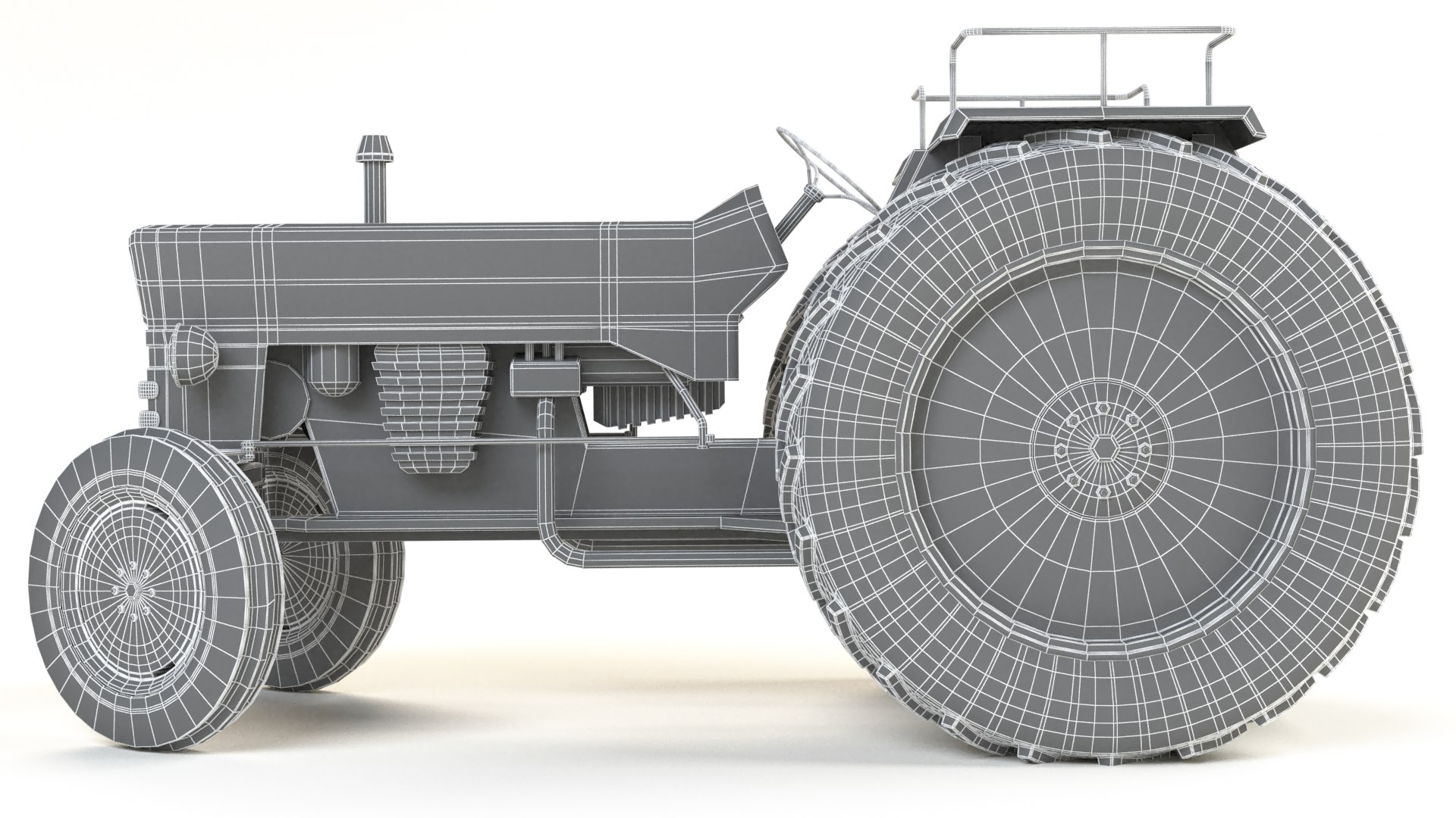 Tractor rigged 3D model - TurboSquid 1709136