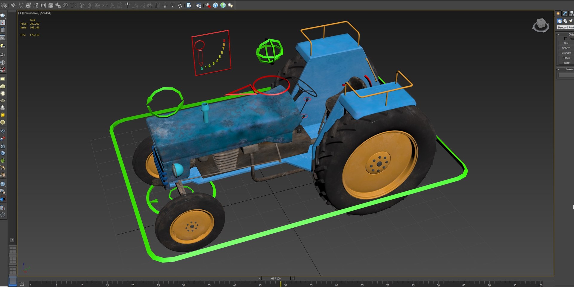 Tractor rigged 3D model - TurboSquid 1709136