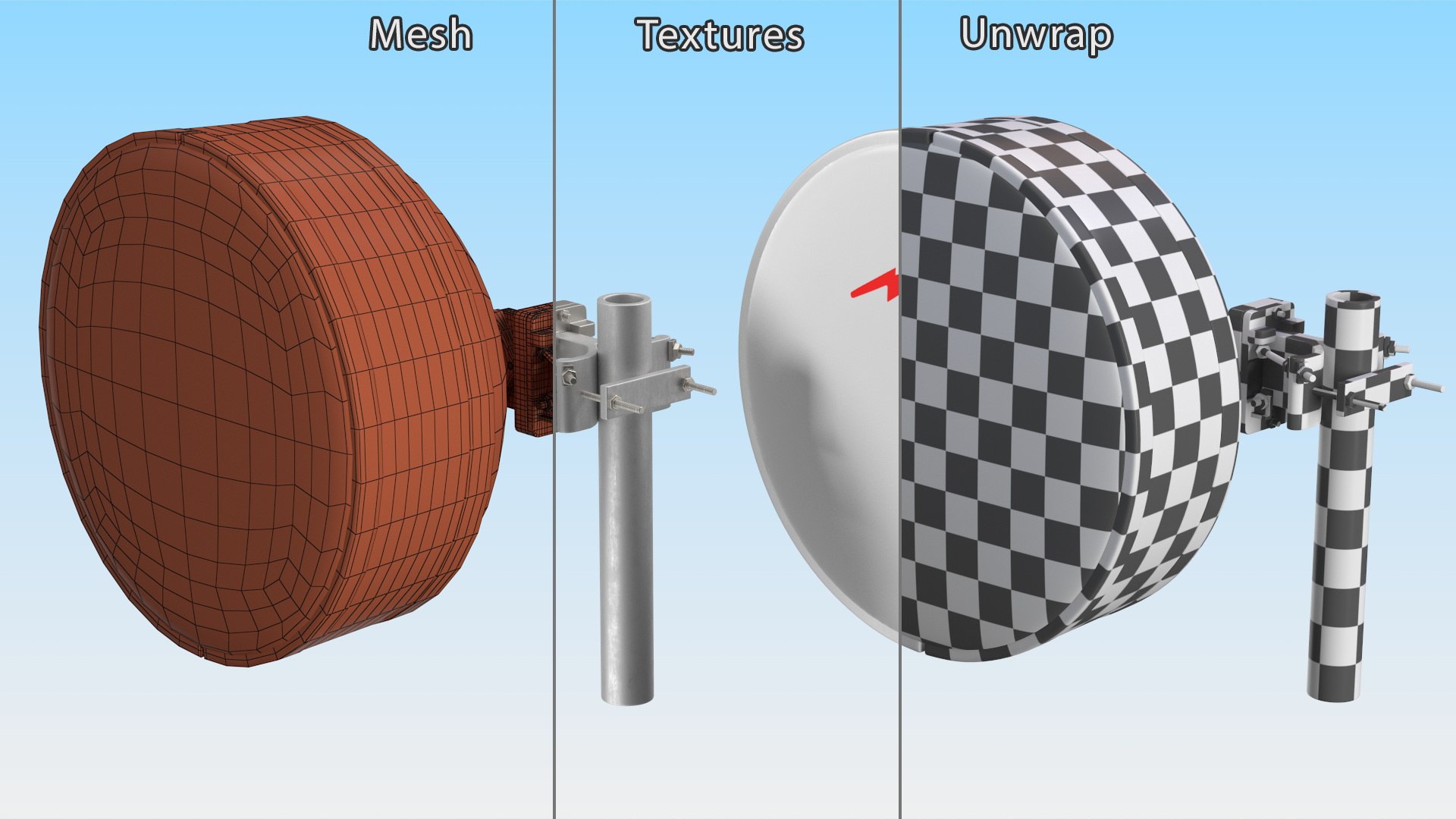 Point To Point Microwave Antenna Model - TurboSquid 2187621