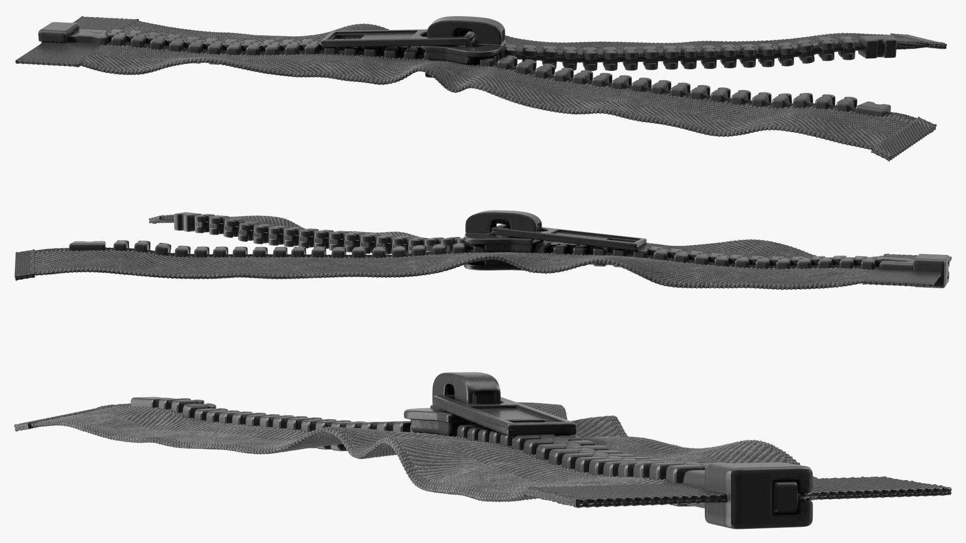 One Sided Plastic Zipper Opened Black 3D https://p.turbosquid.com/ts-thumb/a7/PsWAOT/mE/onesidedplasticzipperopenedblack3dmodel008/jpg/1632930349/1920x1080/fit_q87/4347075a38dab09ed609c68d78b40a75b5541094/onesidedplasticzipperopenedblack3dmodel008.jpg