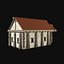 ANCIENT GREEK ROMAN STONE ROME HOUSE HUT BUILDING COLLECTION
