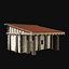 ANCIENT GREEK ROMAN STONE ROME HOUSE HUT BUILDING COLLECTION