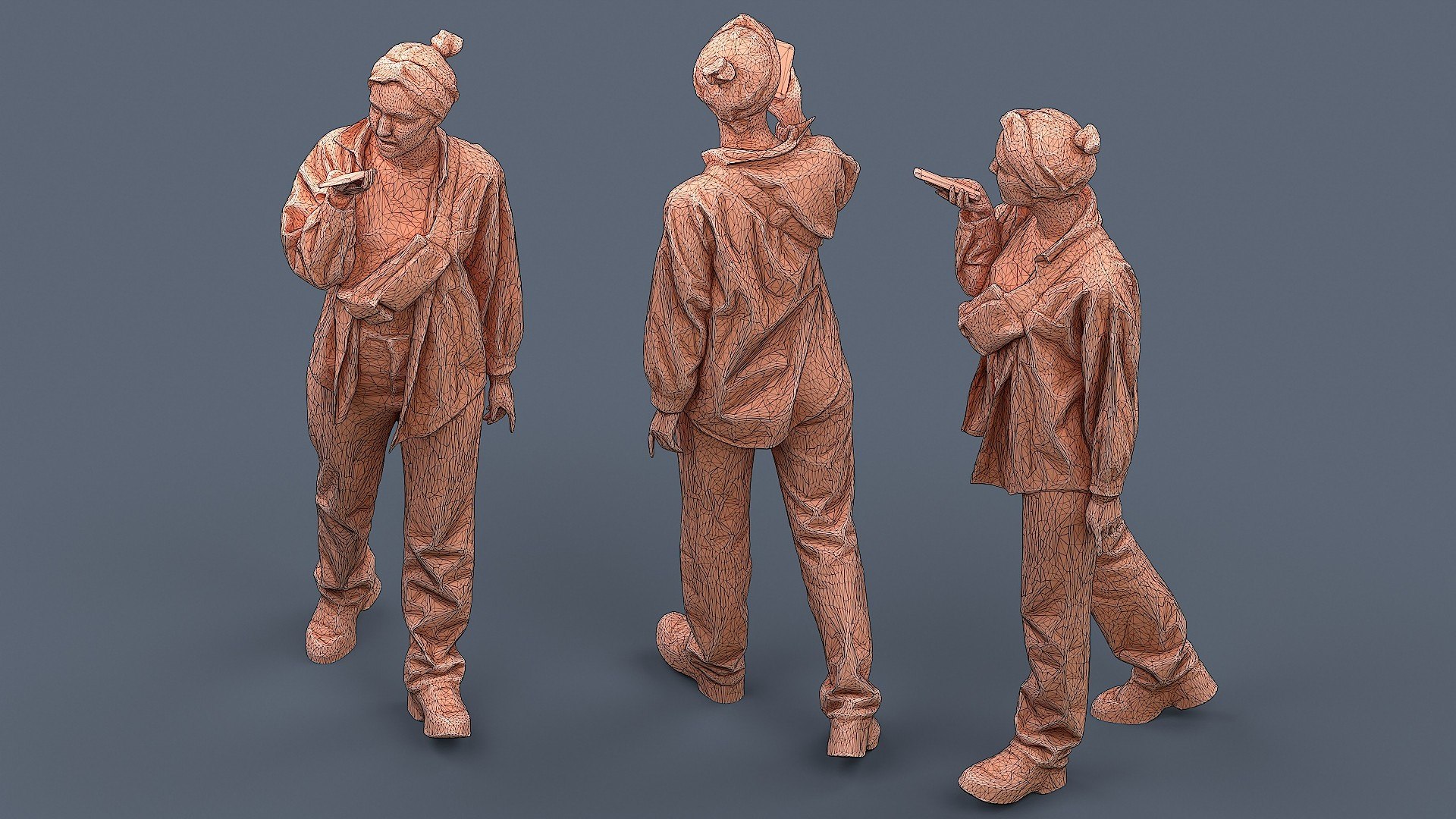 Just Idle Chit-Chatting 3D Model - TurboSquid 1862267